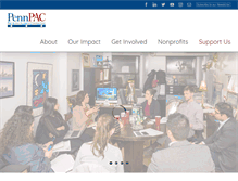 Tablet Screenshot of pennpac.org